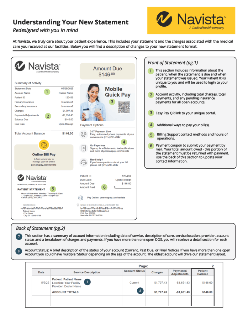 Navista Understanding your statement